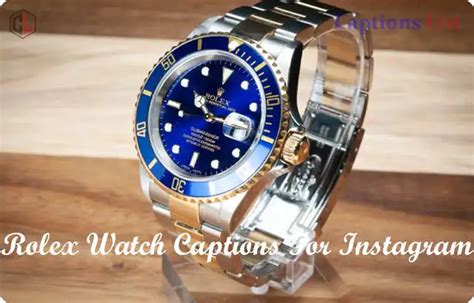 instagram rolex watches|rolex captions for instagram.